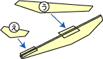 はがきの飛行機作り方2