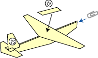 はがきの飛行機作り方4