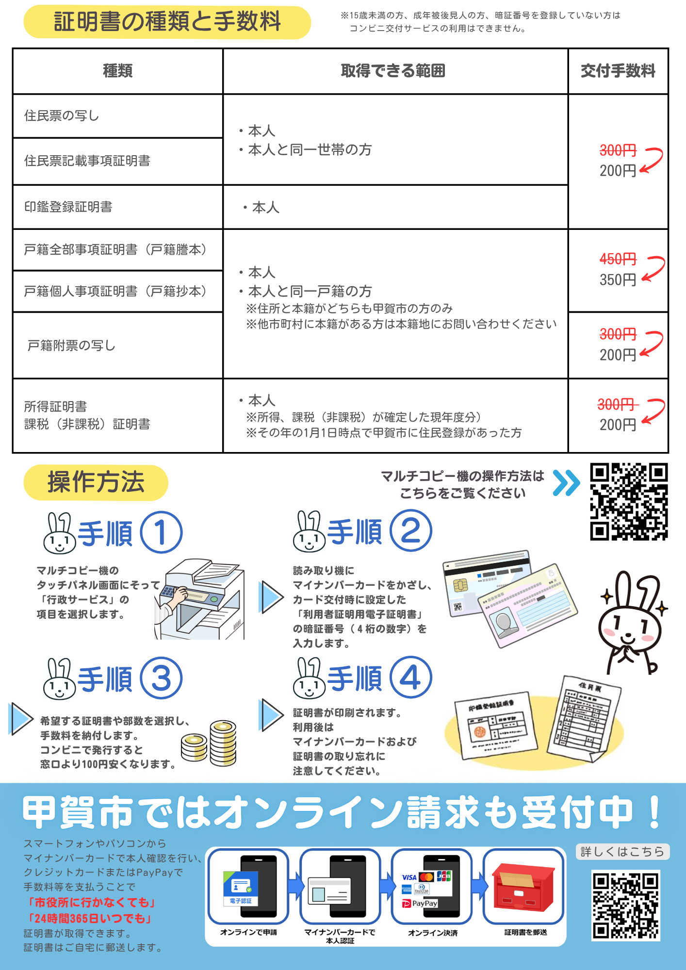 チラシ裏面