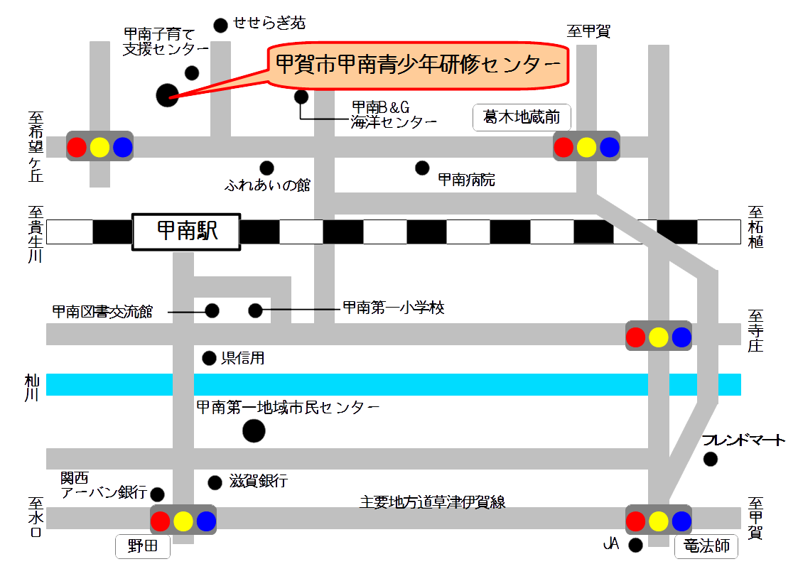 研修センター周辺図