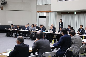 信楽地域区長会総会の様子