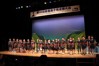 鈴鹿馬子唄全国大会の様子
