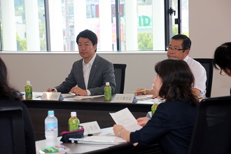 総合教育会議の様子