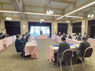 滋賀県市長会の様子１