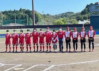 日本女子ソフトボールリーグ１部第7節滋賀大会記念セレモニー