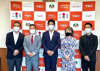 冬野ユミ様 表敬訪問