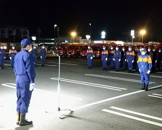 甲賀市消防団年末特別警戒