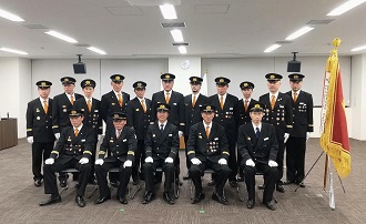 甲賀市消防団辞令交付式