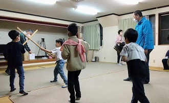 瀧樹神社のケンケト踊り 見学