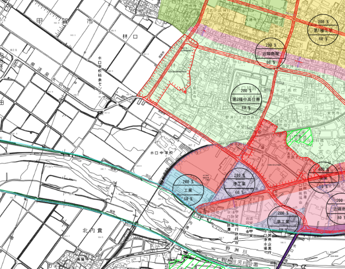 参考地図(市街化区域)