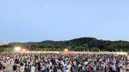花火の観客