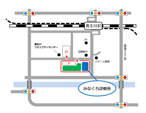 診療所の地図