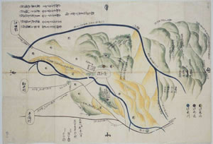 山上村絵図（正徳２年）