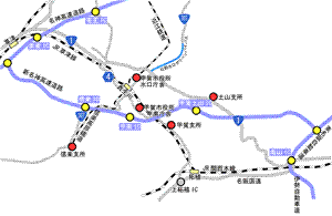 甲賀市周辺案内図