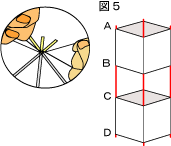 行灯凧作り方5